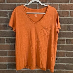 Monterrey Orange V-neck T-shirt 🧡🔸✴️